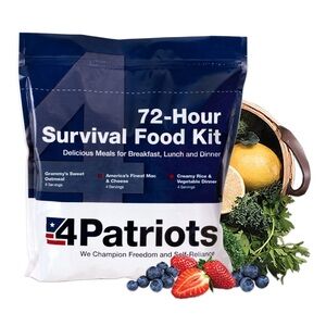 4 Patriots 72-Hour Survival Food Kit